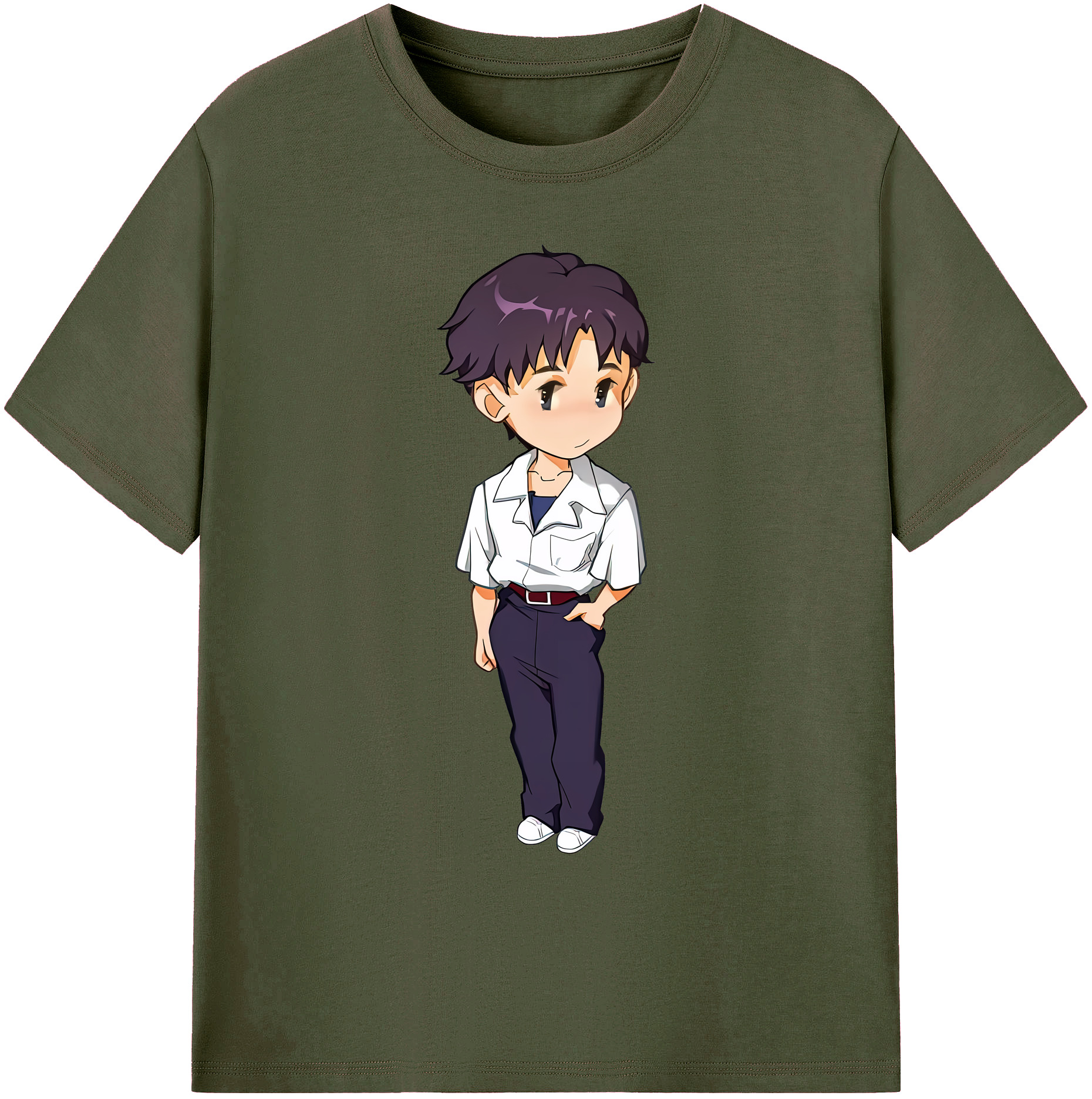 （画像用） EVA 新世紀エヴァンゲリオン 綿100％ メンズ半袖Tシャツ｜肌触りやわらか＆通気性